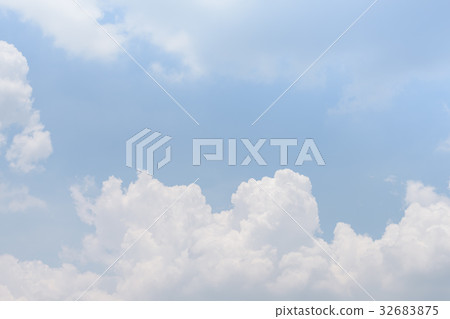 Nice clean sky with clouds background Nice clean sky with clouds background 32683875
