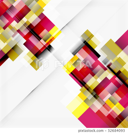 Abstract blocks template design background, simple 32684093