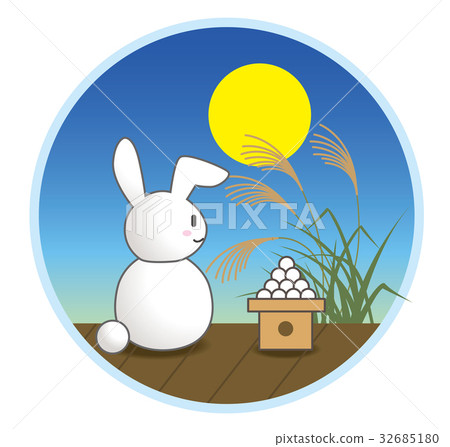 Moon view rabbit 32685180