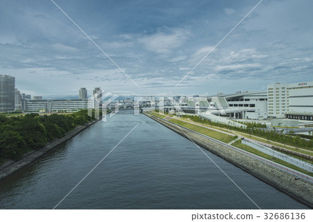 豐洲市場7區塊和Shinonome運河 32686136