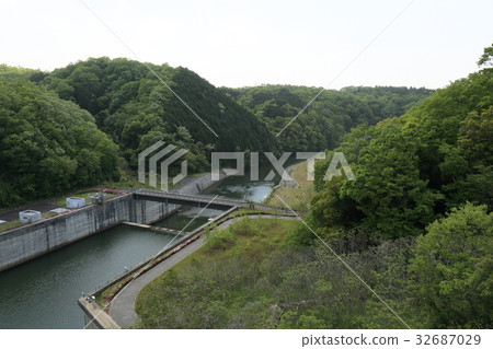 Haizuka Dam / Lake Haizuka Lake 32687029