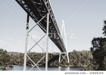Batman Bridge by the Tamar river near Sidmouth. Batman Bridge by the Tamar river near Sidmouth. 32688204