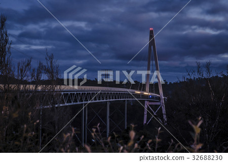 Batman Bridge by the Tamar river near Sidmouth. Batman Bridge by the Tamar river near Sidmouth. 32688230