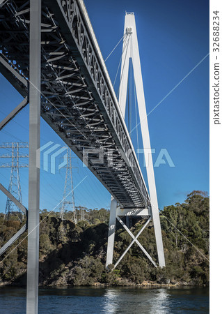 Batman Bridge by the Tamar river near Sidmouth. Batman Bridge by the Tamar river near Sidmouth. 32688234