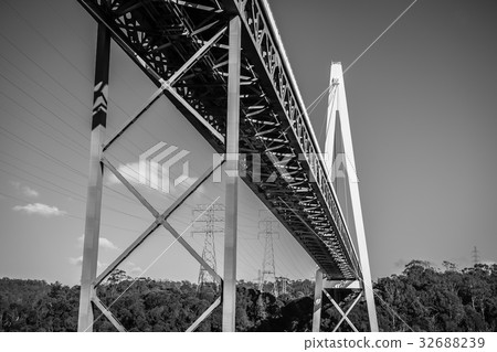 Batman Bridge by the Tamar river near Sidmouth. 32688239