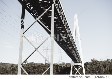 Batman Bridge by the Tamar river near Sidmouth. Batman Bridge by the Tamar river near Sidmouth. 32688242