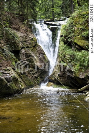 Szklarka Waterfall in Szklarska Poreba in Poland  32688418