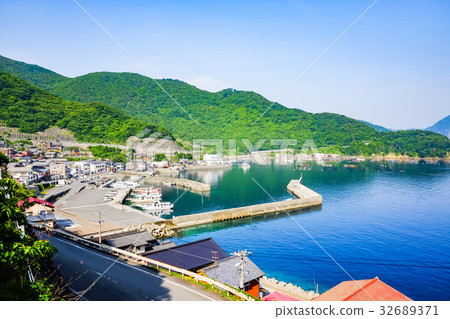 夏季漁村風光 夏季漁村風光 32689371
