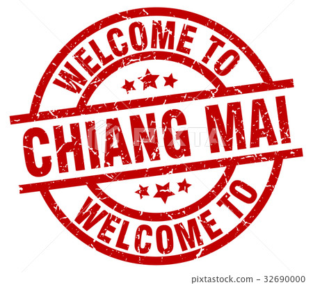 welcome to Chiang mai red stamp welcome to Chiang mai red stamp 32690000
