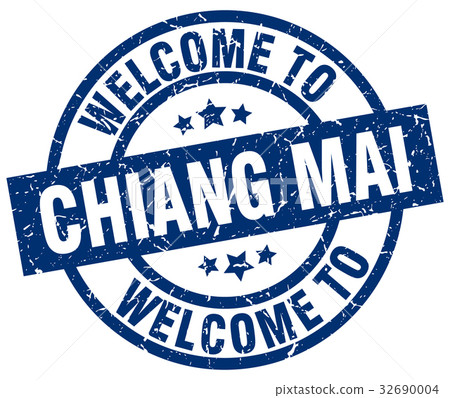 welcome to Chiang mai blue stamp welcome to Chiang mai blue stamp 32690004