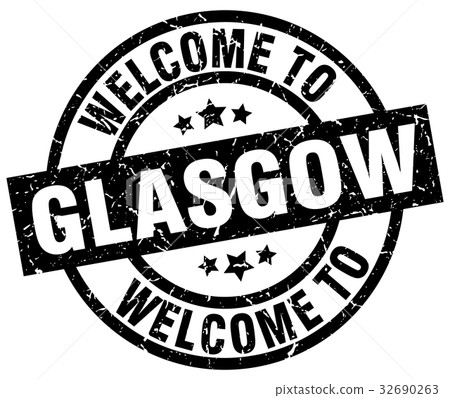 welcome to Glasgow black stamp welcome to Glasgow black stamp 32690263