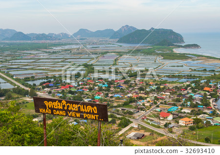 Mountain landscape view of Khao Dang Viewpoint Mountain landscape view of Khao Dang Viewpoint 32693410