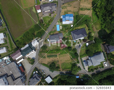 埼玉縣所澤市鳥瞰圖住宅區鳥棲無人機海拔70米 埼玉縣所澤市鳥瞰圖住宅區鳥棲無人機海拔70米 32693843