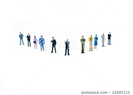 Miniature people teamwork. Business concept. Miniature people teamwork. Business concept. 32695123