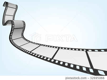 35mm film negative frame template, 3D vector element material 32695866