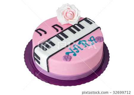 Cake for the musician on the day of birth. Cake for the musician on the day of birth. 32699712