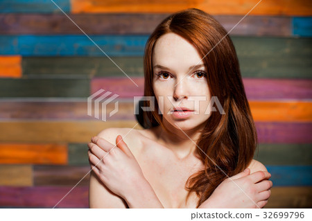 naked beautiful girl with red hair naked beautiful girl with red hair 32699796