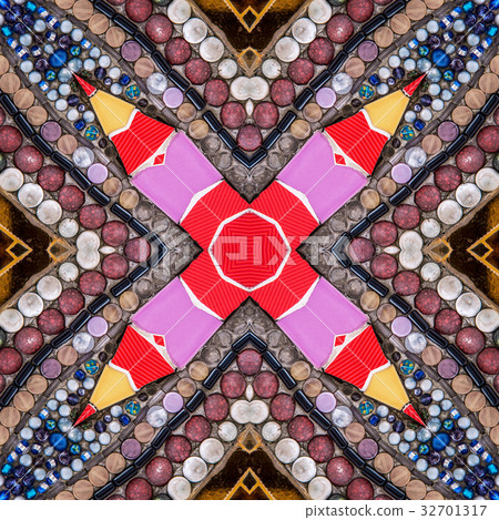 Mosaic endless pattern. Mosaic endless pattern. 32701317