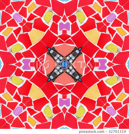 Mosaic endless pattern. Mosaic endless pattern. 32701319