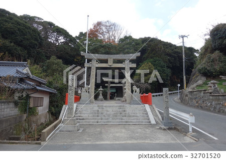福岡,大島世界遺產的宗穀神社Okitsunomiya 福岡,大島世界遺產的宗穀神社Okitsunomiya 32701520