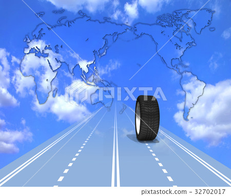 在高速公路上運行的世界物流系統 在高速公路上運行的世界物流系統 32702017