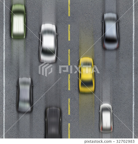 Motion blur of cars Motion blur of cars 32702983