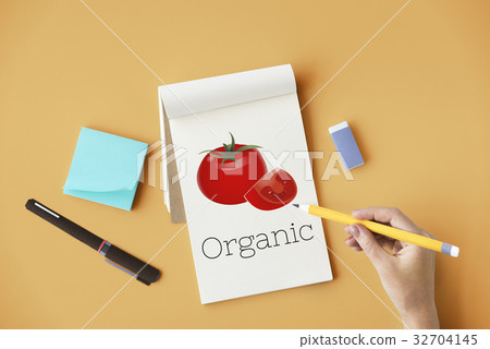 Organic Fresh Tomato Farm Product Vegetable Graphic Organic Fresh Tomato Farm Product Vegetable Graphic 32704145