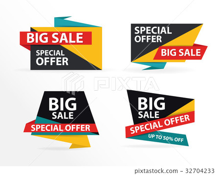Colorful shopping sale poster brochure template 32704233