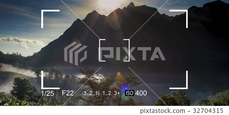 Camera Viewfinder Capture Snapshot Vector Illustration Graphic 32704315