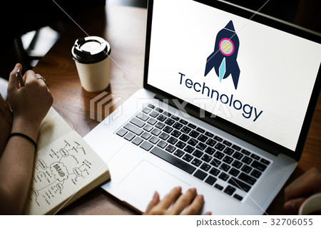 Rocket Spaceship Launch Innovation Technology Graphic Rocket Spaceship Launch Innovation Technology Graphic 32706055