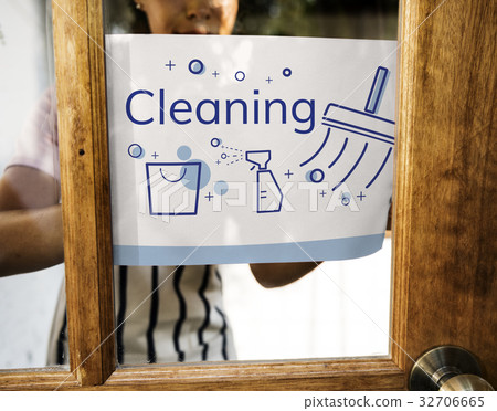Illustration of hygienic cleaning sanitation 32706665