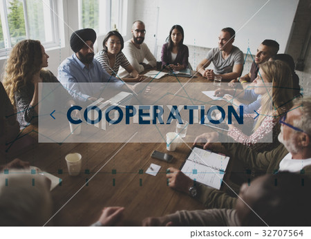 Cooperation Unity Company Organization Word Cooperation Unity Company Organization Word 32707564