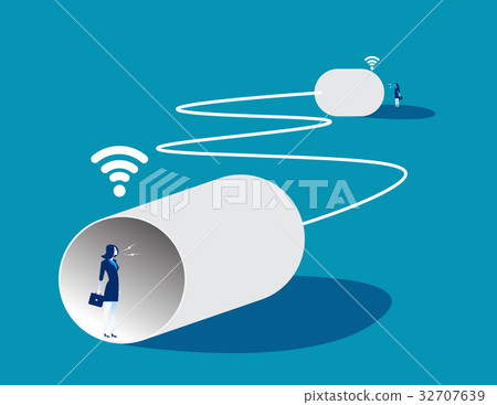 Financial risk. Businessman Tied with rope. Financial risk. Businessman Tied with rope. 32707639