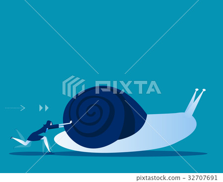 Financial risk. Businessman Tied with rope. 32707691