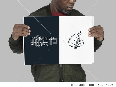 Illustration of pointing finger we want you 32707796