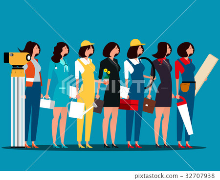 Group of people career characters. Labor day. 32707938