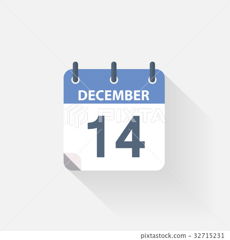 14 december calendar icon 32715231