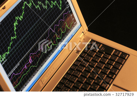 Stocks and laptops Stocks and laptops 32717929