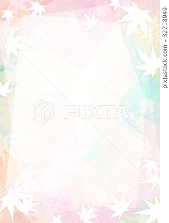 槭樹秋葉紋理背景材料 槭樹秋葉紋理背景材料 32718949