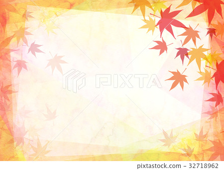 Maple autumn leaves texture background material Maple autumn leaves texture background material 32718962