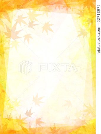 Maple autumn leaves texture background material Maple autumn leaves texture background material 32718975