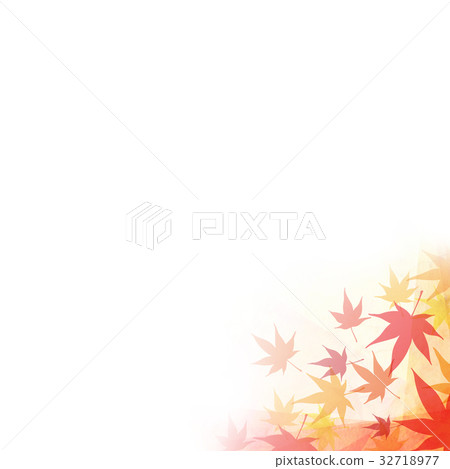 Maple autumn leaves texture background material Maple autumn leaves texture background material 32718977