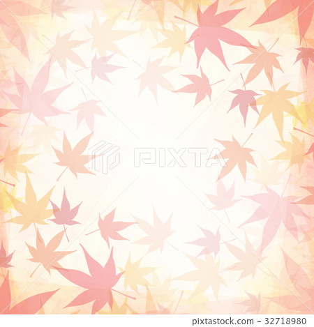 Maple autumn leaves texture background material Maple autumn leaves texture background material 32718980