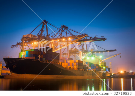 Shipping terminal and shipyard 32719823