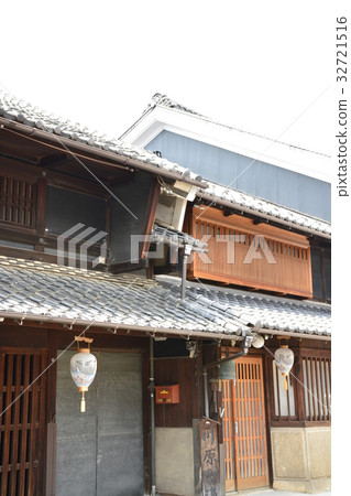 [Gifu prefecture Gifu city] Old townscape of Kawahara-cho 32721516