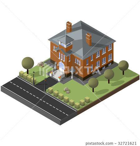 American Cottage, Small Wooden House American Cottage, Small Wooden House 32721621