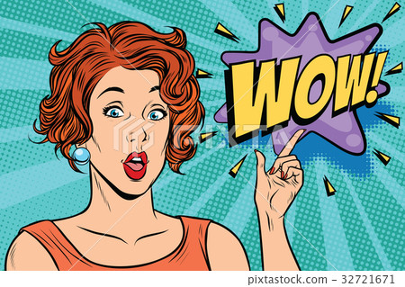 wow Pop art woman 32721671