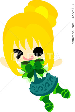 一個女孩的例證流行的服裝的 一個女孩的例證流行的服裝的 32723127