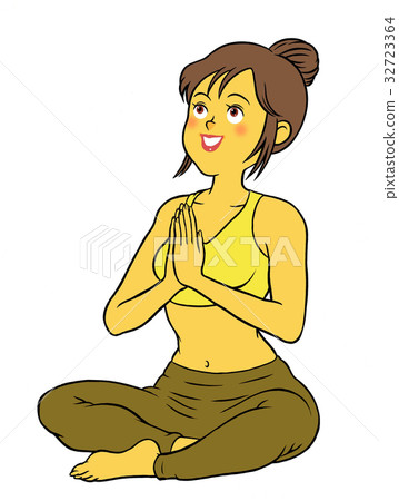 做瑜伽健身的女性 32723364