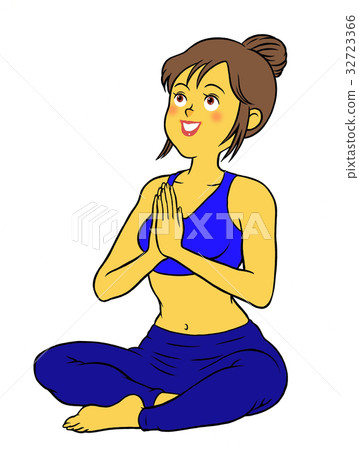 做瑜伽健身的女性 做瑜伽健身的女性 32723366